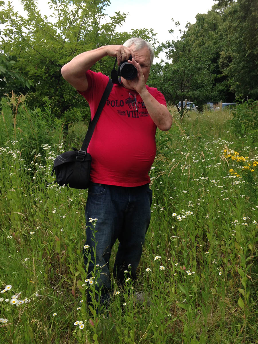 Gunter beim Fotografieren