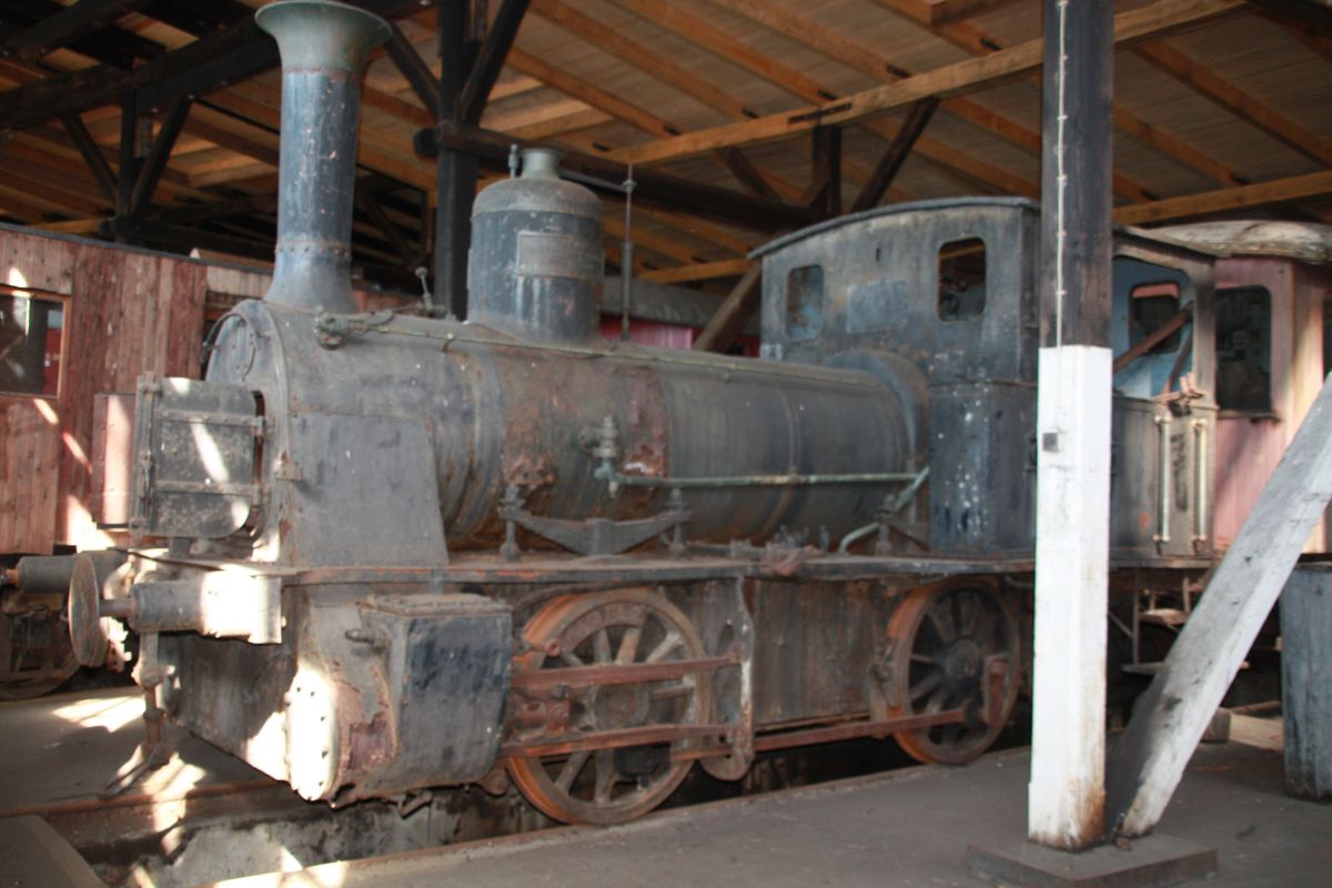 Das Eisenbahnmuseum in Gedser