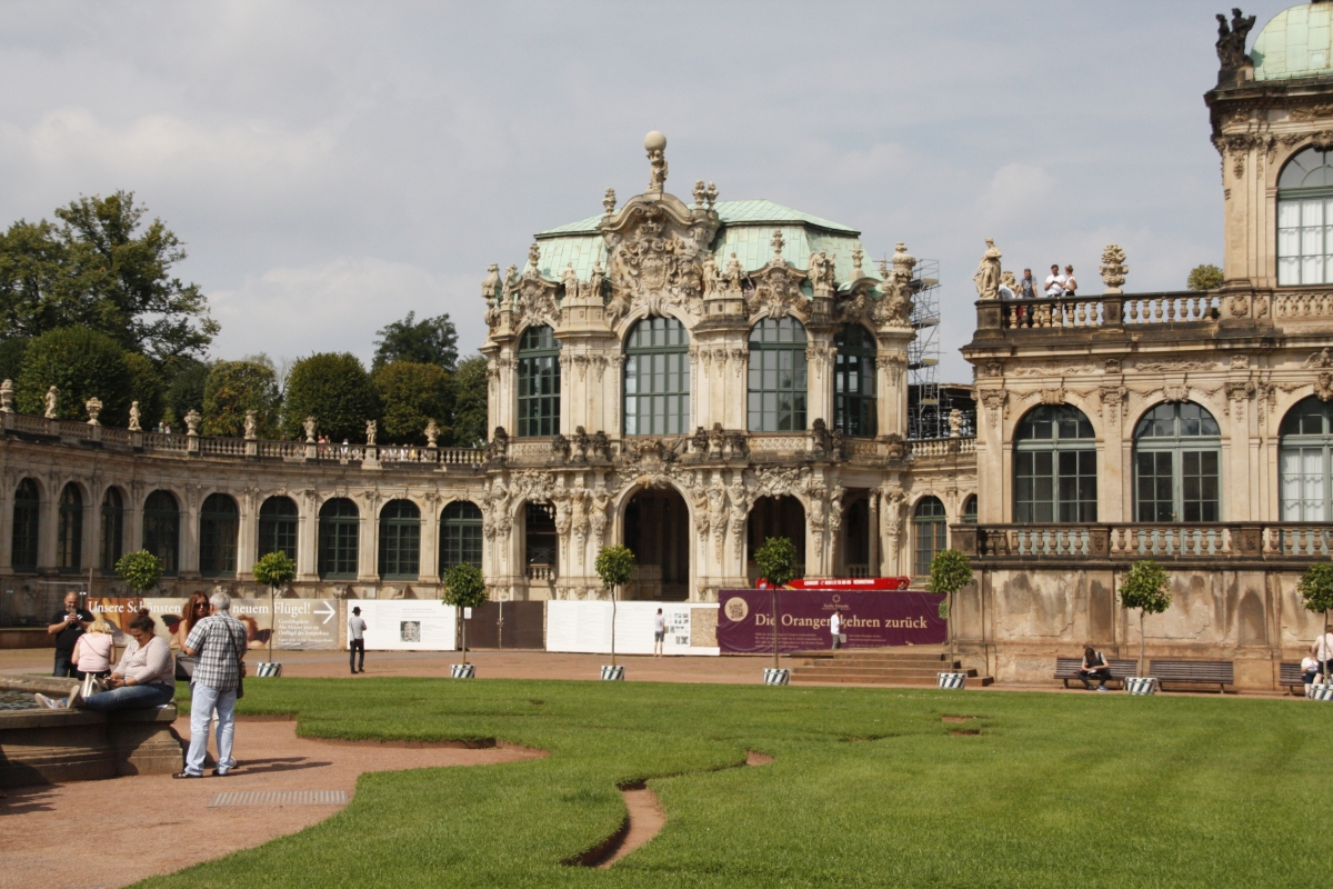 Am Nymphenbad wird gebaut