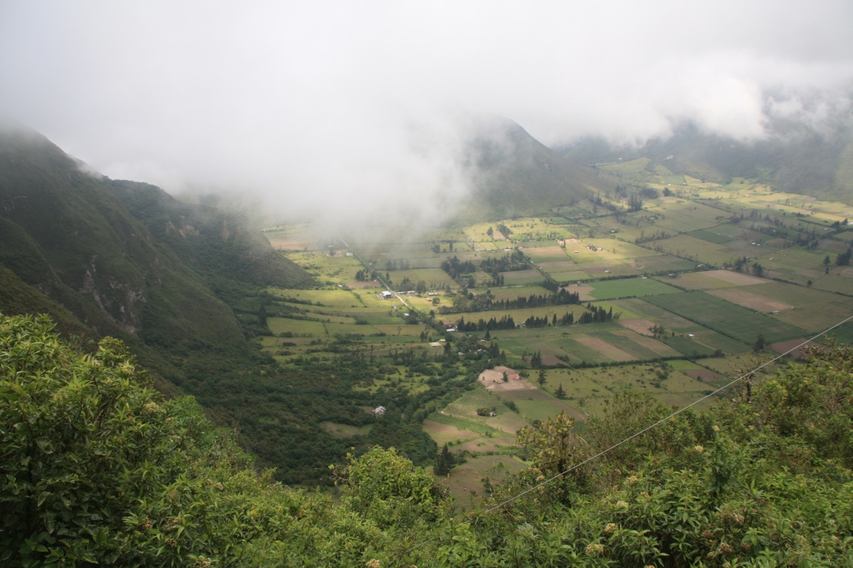 Pululahua mit Blick ins Tal