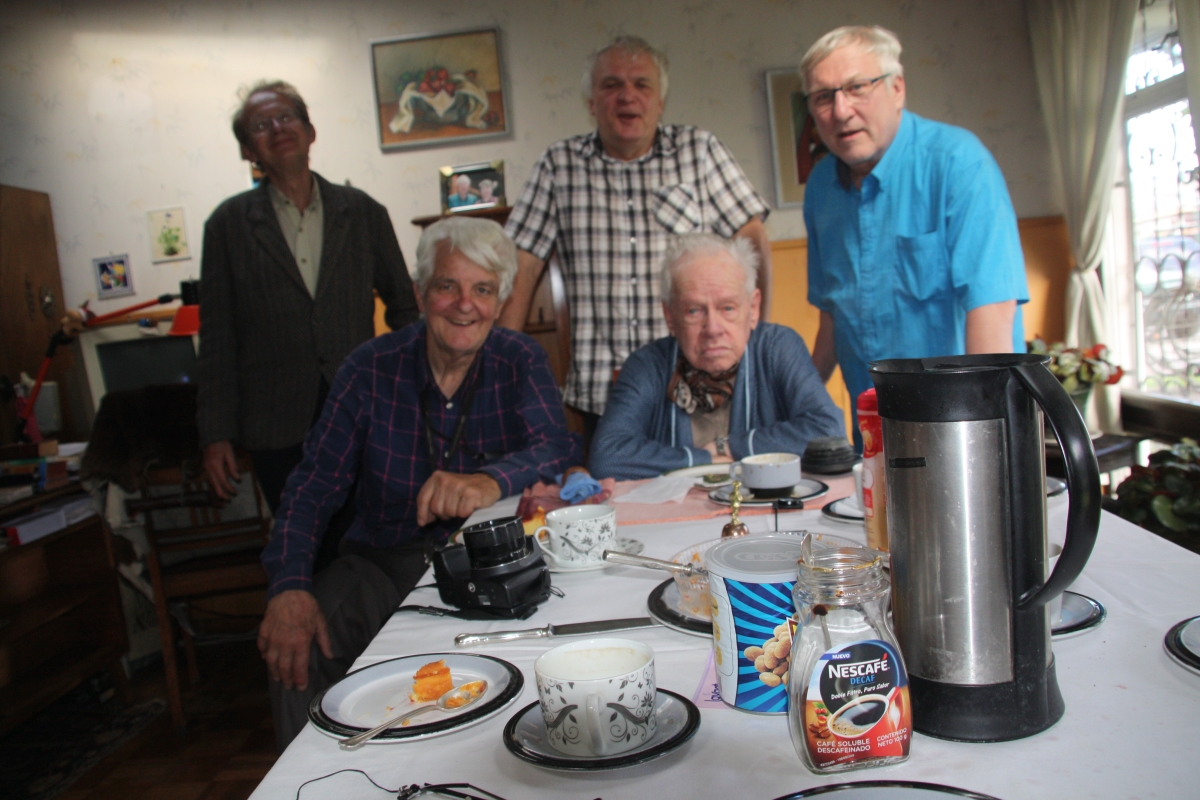 Kaffetrinken bei Freunden in Quito