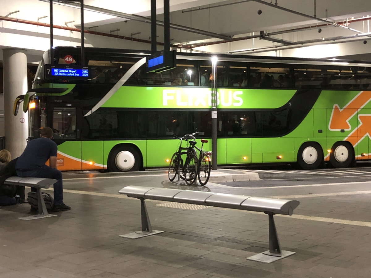 Aufenthalt in Leipzig und warten auf den Flixbus