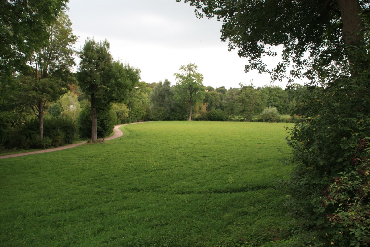 Blick in den Goethepark in Richtung Süden