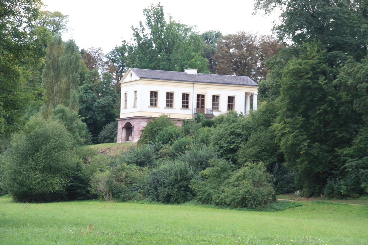 Das Römische Haus von unten aus gesehen